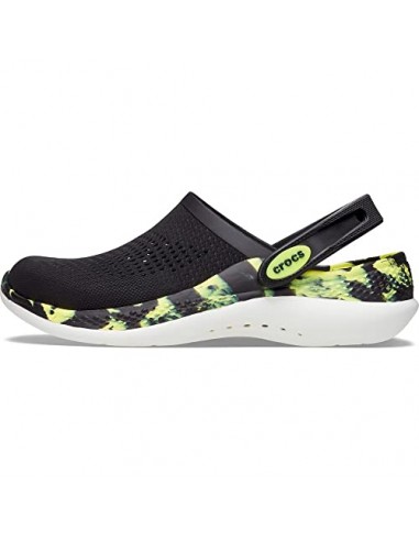 Crocs Unisex-Erwachsene Literide 360 Clogs, Schwarz/Citrus,M7/W9 de votre