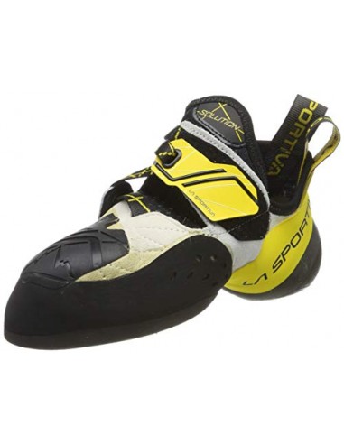 LA SPORTIVA Herren Solution Kletterschuhe, White-Yellow, EU 42.5 de l' environnement