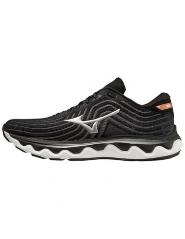 Mizuno Herren Wave Horizon 6 Laufschuhe, Black Silver Orangecopper, 43 EU sur le site 