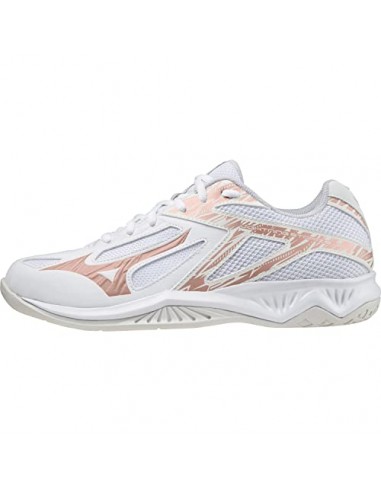 Mizuno Unisex Kinder Lightning Star Z6 Jr Volleyballschuh, Blue Curacao Snow White Red Brown Satin, 38 EU shop