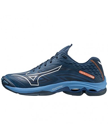 Mizuno Unisex Wave Lightning Z7 Handballschuhe, Darkdenim White Bluejasper, 42 EU en linge