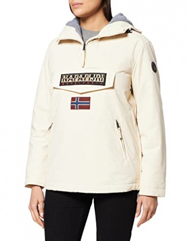 Napapijri Damen Rainforest W PKT 3 Sportjacke, Blanc, Medium chez Cornerstreet bien 