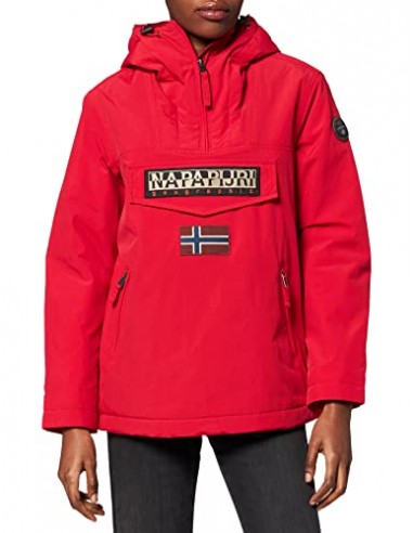 Napapjiri Women's Rainforest W PKT 3 Jacket, red Tango, XS En savoir plus