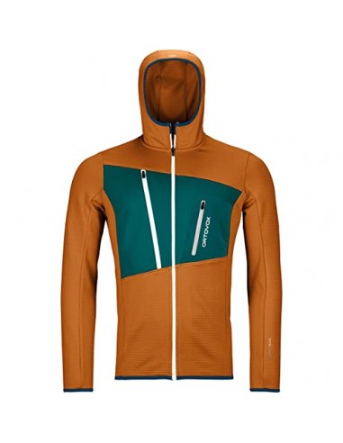 Ortovox Herren Fleece-Netz-Hoodie M Sweatshirt, SLY Fox, S brillant des détails fins