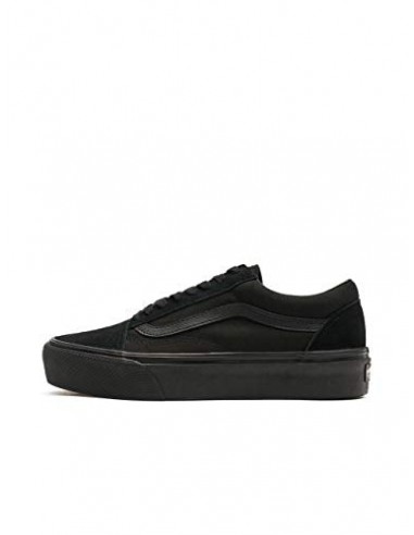 Vans Damen Old Skool Platform Sneaker, Schwarz (39 EU) en ligne des produits 