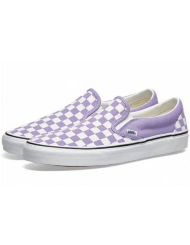 Vans Women's UA Classic Slip-On Sneakers, Lila (Fuchsia Purple/True White), 41 EU est présent 