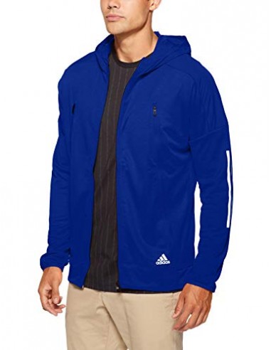 Adidas Mens Adidas Men'S Id Hybrid Hooded Jacket, Blue, Small-46 Jacket suggérées chez