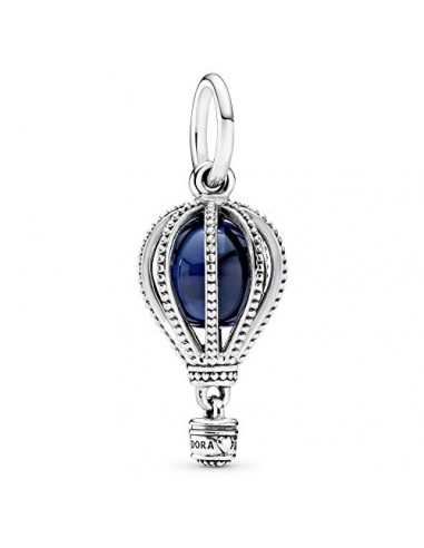 Pandora Air Balloon Silver Dangle With Encased Moonlight Blue Crystal chez Cornerstreet bien 