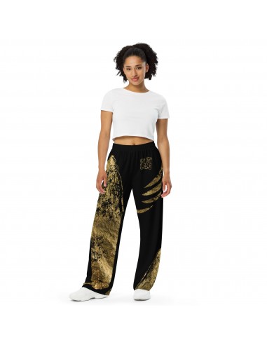 "Gold plated" wide-leg pants sur le site 