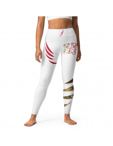 "Gummybear white-gold" Yoga Leggings basket pas cher