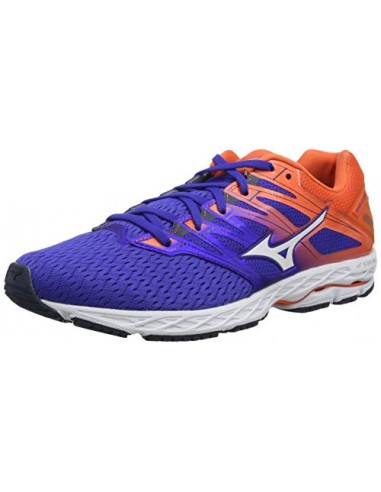 Mizuno Herren Wave Shadow 2 Laufschuhe, Blau (Reflex Blue/White/Nasturtium 07), 46.5 EU pas cheres