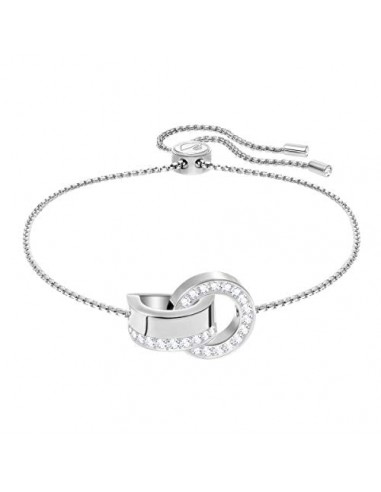 Swarovski Hollow Armband, Weiss, Rhodiniert Venez acheter