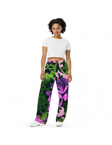 All-over print unisex wide-leg pants l'évolution des habitudes 