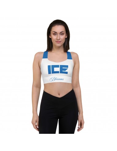 "Ice Blue" Longline sports bra sur le site 