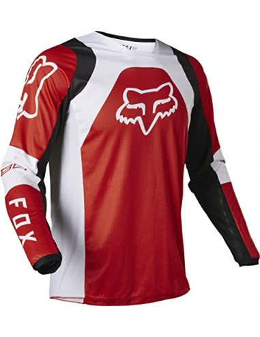 Fox Racing Herren 180 Lux Motocross Trikot Jersey, Fluoreszierendes Rot, Small Fin de série