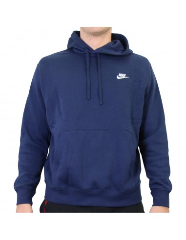 Nike Herren Sportswear Club Fleece Hoodie, Midnight Navy/Midnight Navy/White, XXL Faites des économies