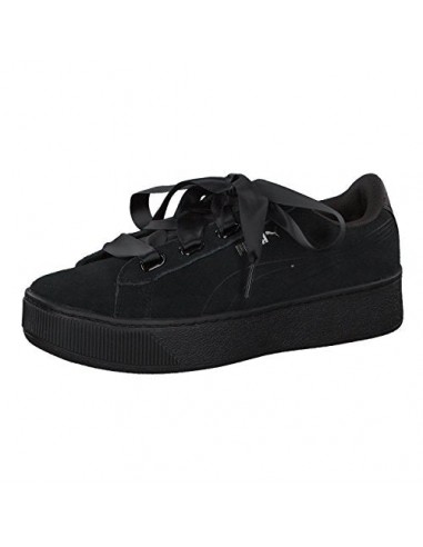 PUMA Damen Vikky Platform Ribbon S Sneaker, Black Black en linge