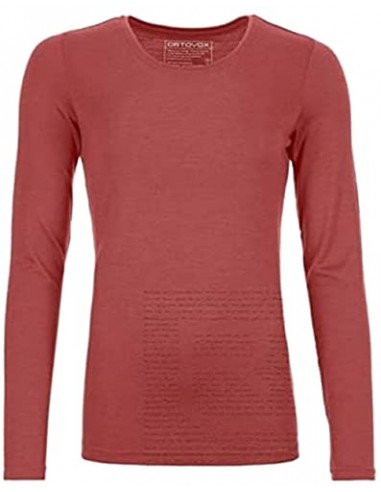 ORTOVOX Damen 185 Merino Logo Longsleeve, Blush, L pour bénéficier 