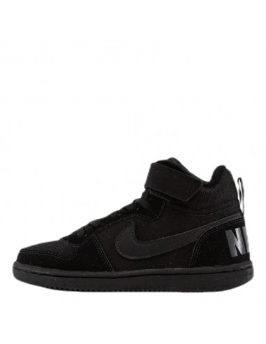 Nike Jungen Court Borough Mid (PS) Basketballschuhe, Schwarz (Black 001), 31.5 EU ou a consommer sur place