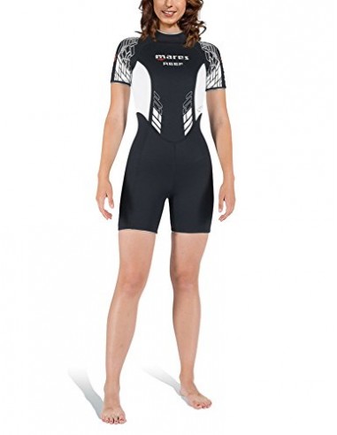 Mares Damen Shorty Reef 2.5 Wetsuit, Blue, S5 À commander