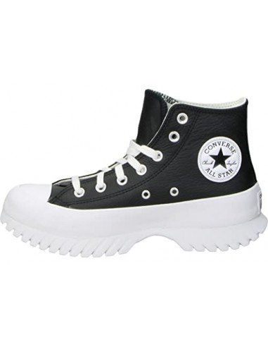 CONVERSE Herren Chuck Taylor All Star Lugged 2.0 Leather Sneaker, Schwarz/Weiß, 41 EU pas cher chine