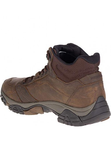 Merrell Herren Moab Adventure Mid Wp Trekking Wanderstiefel, Braun Dunkle Erde, 45 EU français