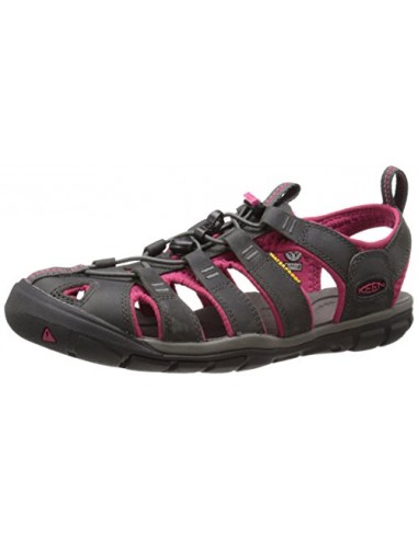 Keen Damen Clearwater CNX Leather Aqua Schuhe, Mehrfarbig (Magnet/Sangria 1014370) chez Cornerstreet bien 