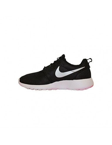 Nike Rosche Run Damen Sneakers, Schwarz (Black/White), 38.5 EU Livraison rapide