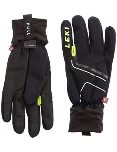 LEKI Handschuhe Nordic Thermo Langlaufhandschuh, Black-Yellow, 8 online