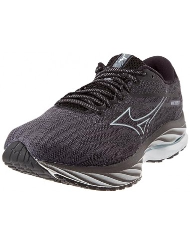 Mizuno Herren Wave Rider 27 Laufen, Ebony Iblue Black, 42.5 EU 2024