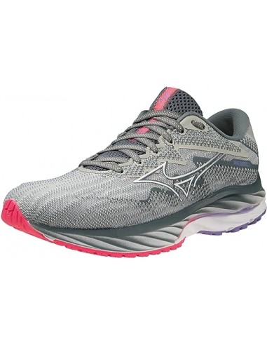 Mizuno Damen Wave Rider 27 Laufen, Pblue Weiß H Vpink, 40.5 EU Paris Déstockage Promo