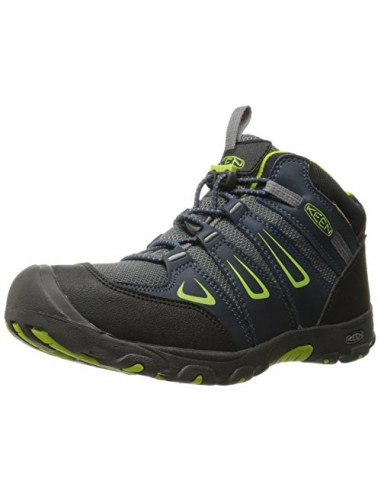 KEEN Unisex-Kinder Oakridge Mid WP Trekking-& Wanderstiefel, Blau (Midnight Navy/Macaw) Les magasins à Paris