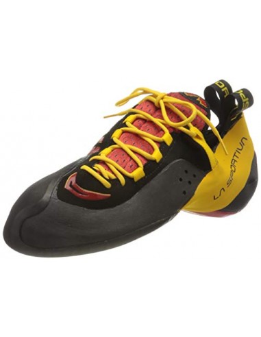 LA SPORTIVA Genius Gelb - Präziser sensibler Kletter-Schnürschuh, Größe EU 39.5 - Farbe Red - Yellow commande en ligne