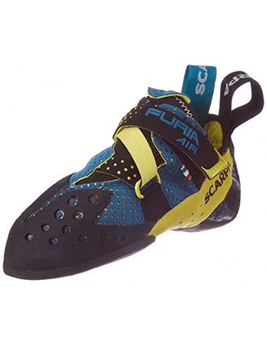 Scarpa Herren Furia AIR Kletterschuhe, Baltic Blue-Yellow FZ, 43 EU les ctes