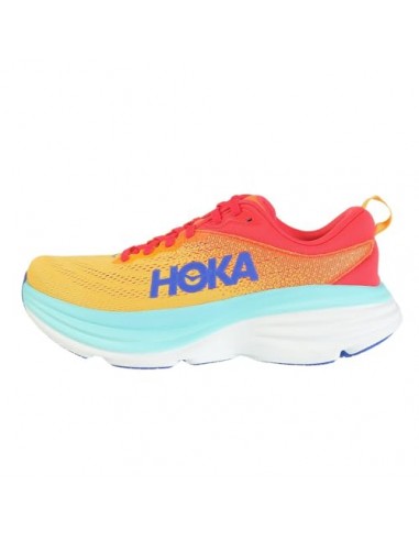 Hoka Bondi 8 Mann Rot Orange Fin de série